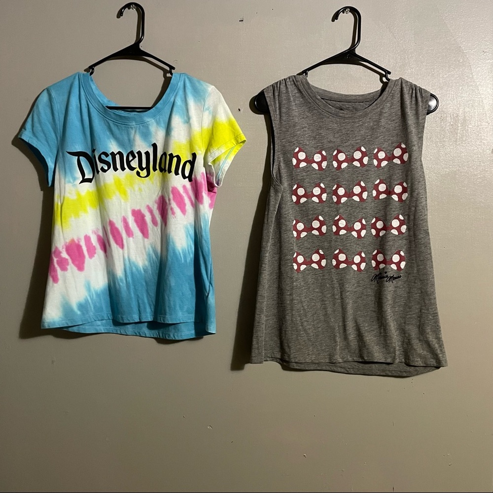 Two Disney shirts